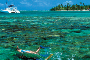 snorkeling in belize