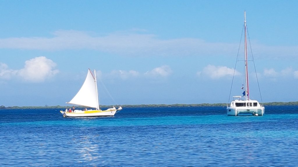 Sailing in Belize