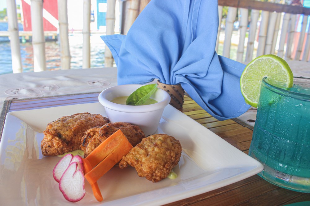 Belize island restaurant