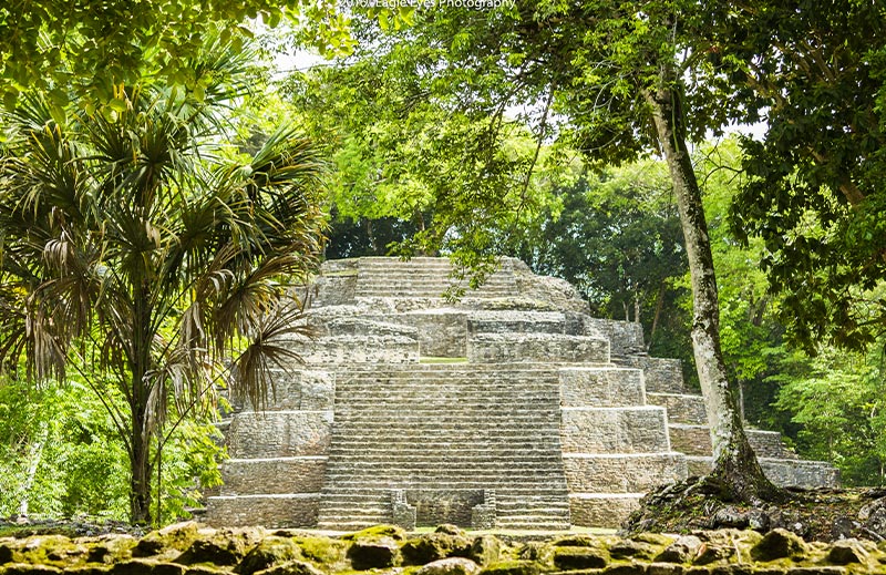 Belize private island resort - maya ruins