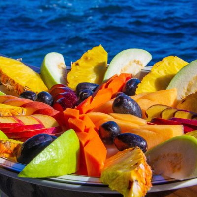 Belize island dining lunch