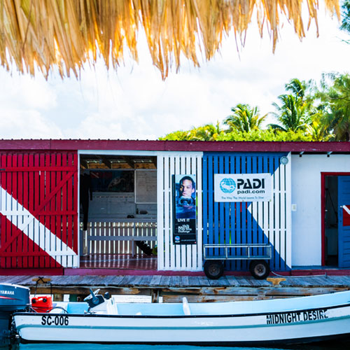 Belize padi dive shop