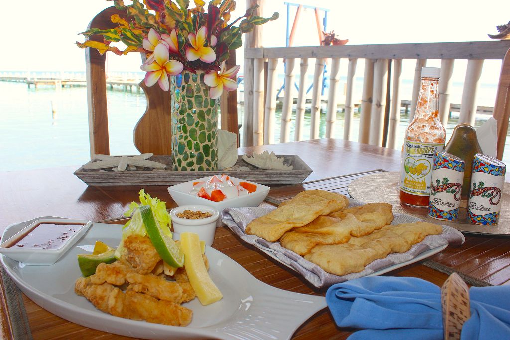 Belize island dining