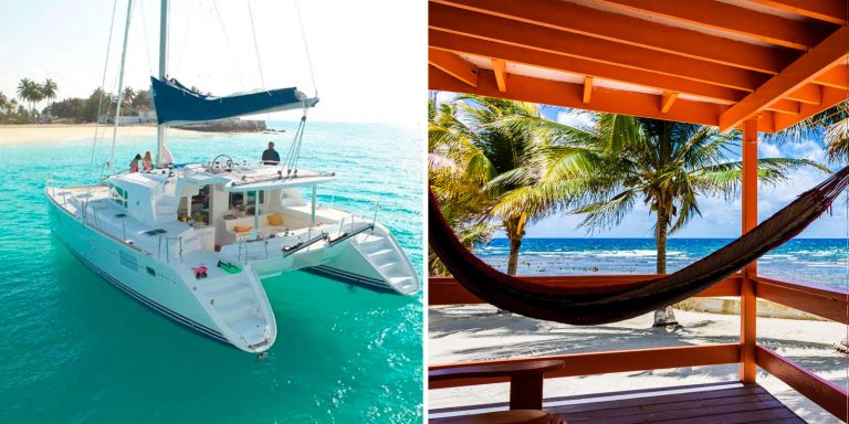 chartering a sailboat in belize