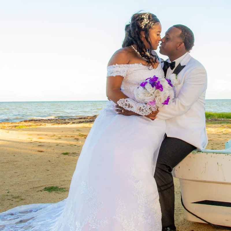 Belize island wedding