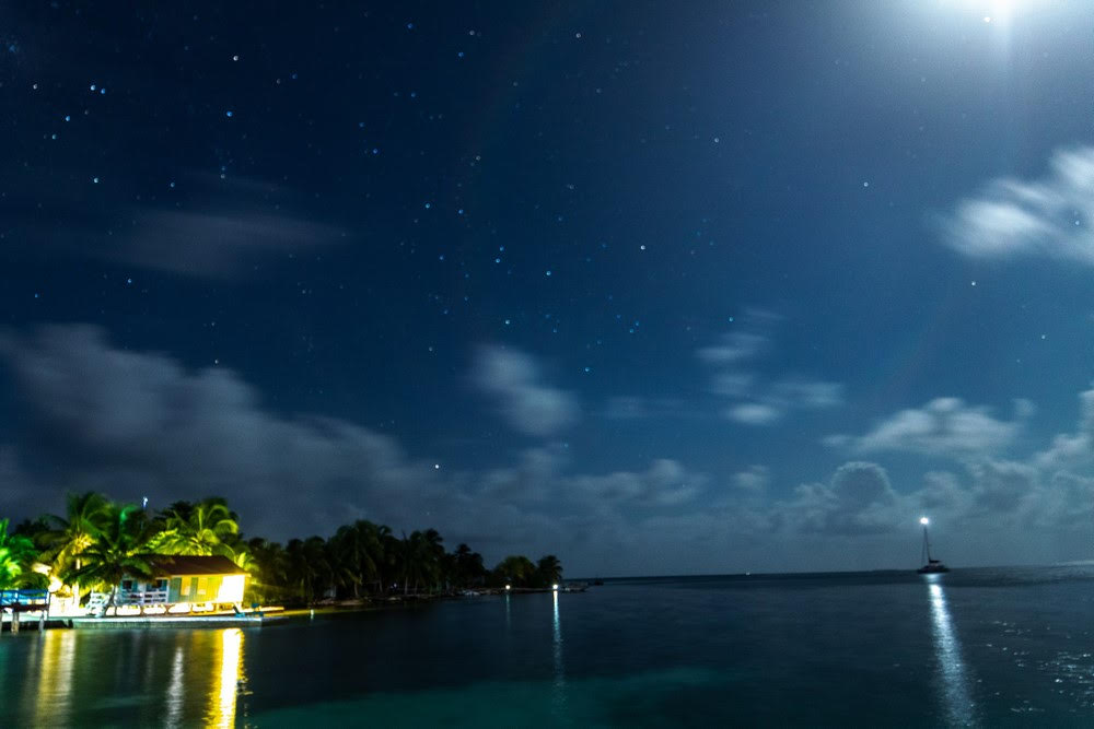 Belize star gazing